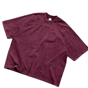 CHRISTIAN VINTAGE WASH BOXY TEE — Red Madder | Epiphany The Label