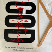 HEAVYWEIGHT GRAPHIC TEE | The Everlasting God — White T-Shirt